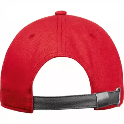 Czapka z daszkiem bawełniana 5 paneli 290 g/m2 AXEL - czerwony (5391805)