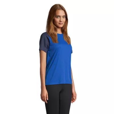 Koszulka sportowa damska Sol's VORTEX WOMEN - French Navy/Royal Blue (S04788-ET)