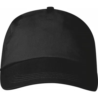 Czapka z daszkiem 5 paneli SANTA FE - czarny (246603)