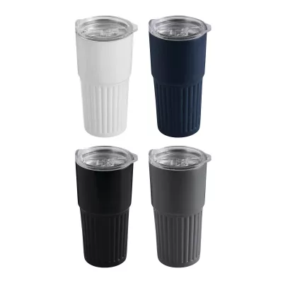 Próżniowy kubek 600 ml WAVE LINE - biały (56-0304712)
