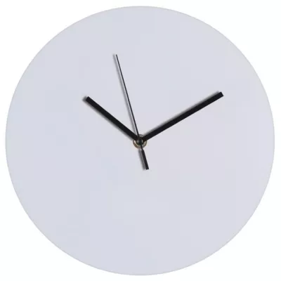 Zegar ścienny plastikowy VENICE - biały (349906)