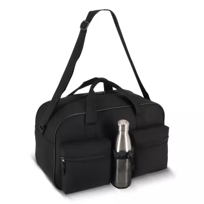 Torba sportowo-podróżna R-PET 600D 46 x 21 x 27,5 cm 25 l - czarny (LT95367-N0002)