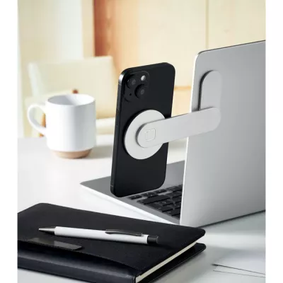 Magnetyczny uchwyt na telefon z aluminium SCREENTACH - Srebrny (MO3160-14)