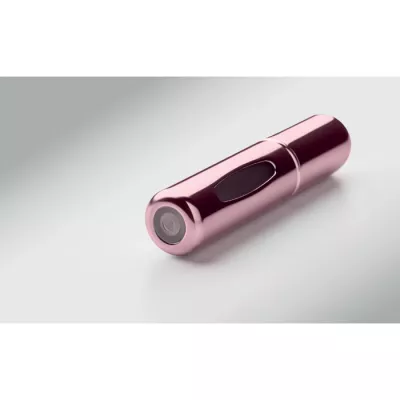 Atomizer na perfumy aluminiowy 5 ml SPRAY - Dziecięcy Róż (MO3133-11)