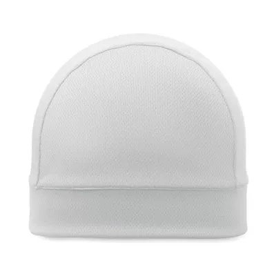 Czapka sportowa z wentylacją z poliestru SHIELD - Bialy (MO2878-06)