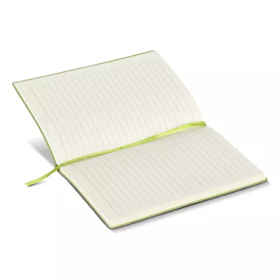 Notatnik Yuzu z miękką okładką Thermo A5 - czarno / jasnozielony (LT92091-N0232)