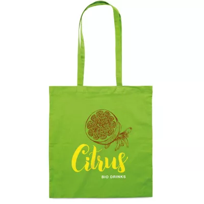 Torba bawełniana 38x42 cm 140 g/m² COTTONEL COLOUR + - Limonka (MO9268-48)