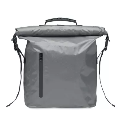 Plecak wodoodporny rolltop z RPET 25 l SCUBAROLL - Kamienny Szary (MO2181-15)