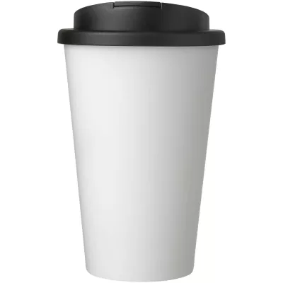 Americano® 350 ml tumbler with spill-proof lid - Biały-Czarny (21069500)