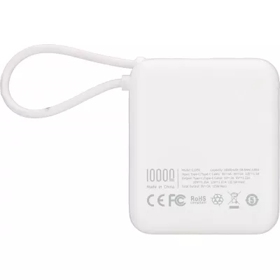 Power Bank 10000 mAh Fast Charge 22,5 W - biały (EG835006)