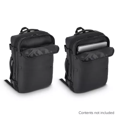 Plecak próżniowy Dalston z powłoką PU 30 x 15 x 45 cm 20 l - czarny (LT95343-N0002)