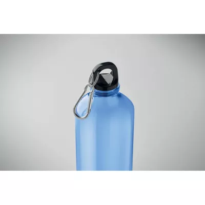 Butelka z RPET z karabińczykiem 750 ml MOSS RE750 - Przezroczysty Niebieski (MO2804-23)