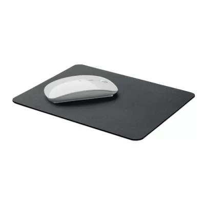 Podkładka pod mysz z PU z recyklingu 22x18 cm BETA - Czarny (MO2174-03)