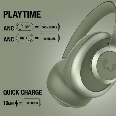 Fresh 'n Rebel Clam Ace 2 Słuchawki Over-Ear ANC - Dried Green (LT49744-N0049)