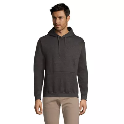 Bluza unisex z kapturem 280 g/m² Sol's SNAKE - Charcoal Melange (S47101-CE)