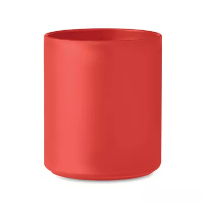 Kubek z PP wielokrotnego użytku 300 ml MONDAY - Czerwony (MO6256-05)