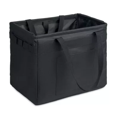 Organizer do bagażnika składany z RPET 600D FORM - Czarny (MO2855-03)