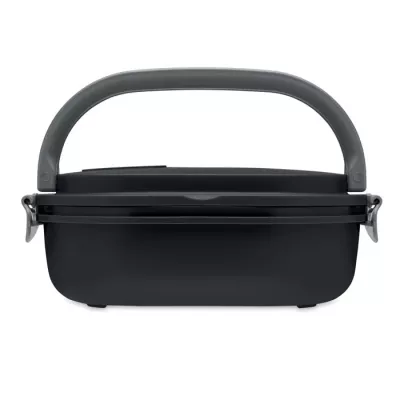 Lunchbox hermetyczny z PP 750 ml LUX LUNCH - Czarny (MO9759-03)