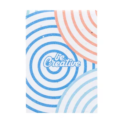 CreaNote Mini Seed niestandardowy notatnik z papieru nasiennego - biały (AP716890)