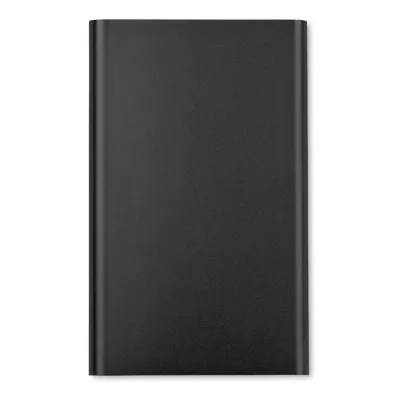Powerbank płaski aluminiowy 4000 mAh POWERFLAT - Czarny (MO8735-03)