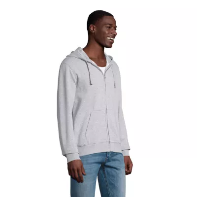 Bluza męska rozpinana 280 g/m² Sol's SPIKE MEN - Szary Melanż 2 (S03105-GY)