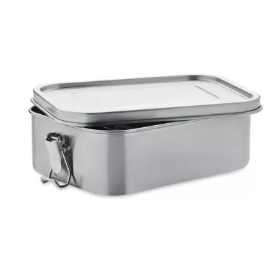 Lunchbox stalowy z przegródką 1200 ml SAO - Srebrny Mat (MO6671-16)