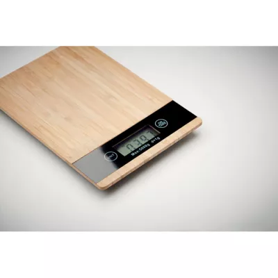 Waga kuchenna cyfrowa z bambusa do 5 kg PRECISE - Drewna (MO6245-40)