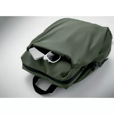 Plecak na laptop 16" z nylonu 17 l NAPA - Ciemnozielony (MO3180-60)