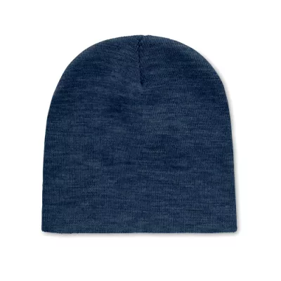 Czapka zimowa unisex z dzianiny RPET MARCO RPET - Niebieski (MO9964-04)
