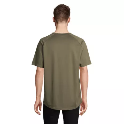 Koszulka sportowa męska raglan 140 g/m² Sol's SPORTY - Army (S11939-AR)
