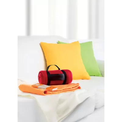 Koc polarowy z rączką 120x150 cm 180 g/m² STAVENGER - Czerwony (MO7245-05)