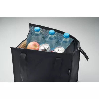 Torba chłodząca z włókniny RPET 25 l 80 g/m² WOOLER - Czarny (MO2492-03)