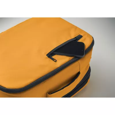 Plecak kabinowy z RPET na laptop 15" FLYSAFE - Ochre (MO2840-78)