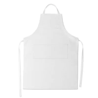 Fartuch kuchenny 190 g/m² FITTED KITAB GRANADA - Bialy (MO8441-06)