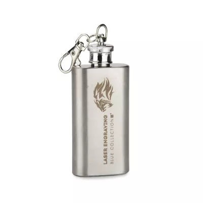 Brelok piersiówka FLASIK 50 ml - srebrny (17923-00)