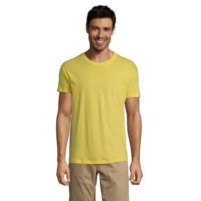 Koszulka unisex bawełniana 150 g/m² Sol's REGENT - Lemon (S11380-LE)