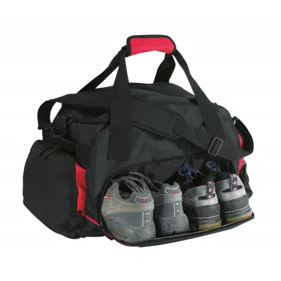 Torba sportowa DOME - czarny, czerwony (56-0208563)