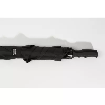 Quadstorm kwadratowy parasol RPET - czarny (AP800282-10)