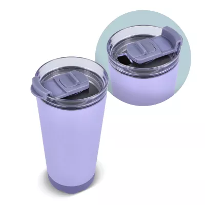 Kubek termiczny InSideOut ze stali nierdzewnej o podwójnych ściankach, 600 ml - liliowy (LT57017-N0071)