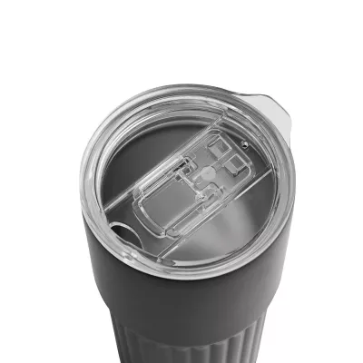 Próżniowy kubek 600 ml WAVE LINE - szary (56-0304714)