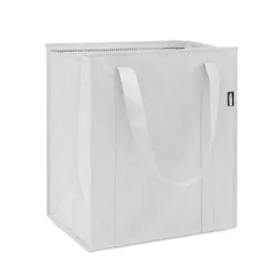 Torba chłodząca z włókniny RPET 25 l 80 g/m² WOOLER - Bialy (MO2492-06)