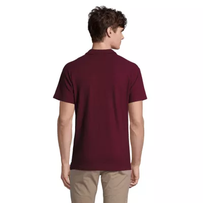 Koszulka polo męska piqué 210 g/m² Sol's SPRING II - Burgundy (S11362-BG)