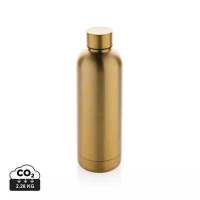 Butelka termiczna 500 ml, stal nierdzewna z recyklingu - golden (P435.706)