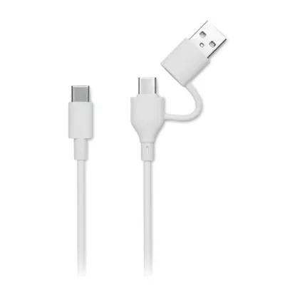 Powerbank 5000 mAh PD 20W z ABS z recyklingu KLEINPOW - Bialy (MO2602-06)
