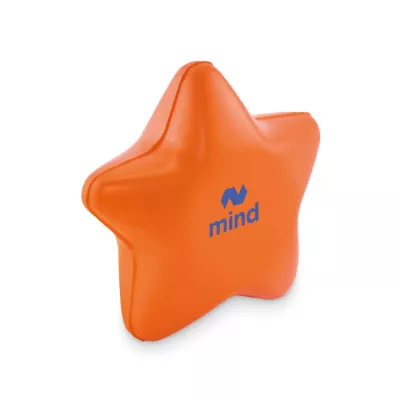 Gwiazdka antystresowa z PU STARLY - Pomaranczowy (MO2453-10)