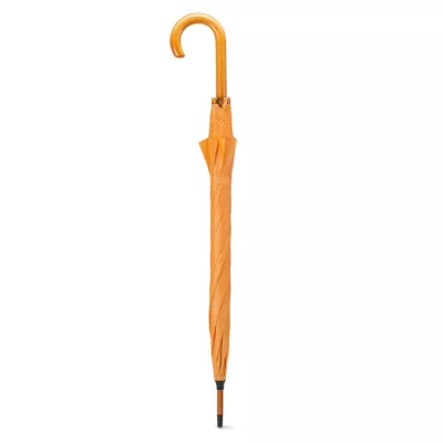 Parasol automatyczny 23,5" z drewnianą rączką CUMULI - Pomaranczowy (KC5131-10)