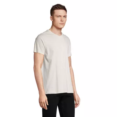 Koszulka unisex z dekoltem w serek Sol's REGENT V - Off-White (S04765-WW)
