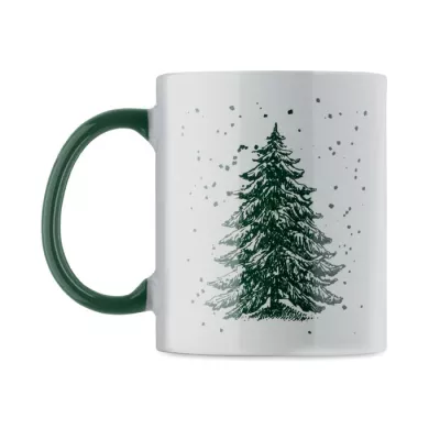 Kubek ceramiczny świąteczny 300 ml FESTIMUG - Zielony (CX1571-09)