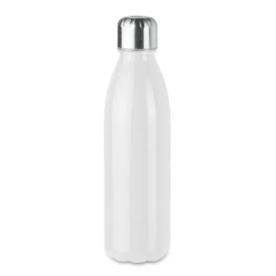 Butelka szklana ze stalową pokrywką 650 ml ASPEN GLASS - Bialy (MO9800-06)