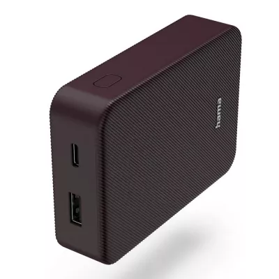 Power bank 10000 mAh Hama Power Pack - burgund (VH023-12)